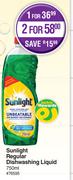 Sunlight Regular Dishwashing Liquid-750ml