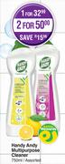 Handy Andy Multipurpose Cleaner Assorted-750ml