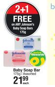 Johnson's Baby Soap Bar Assorted-175g Each