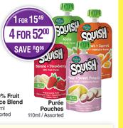 Squish Puree Pouches Assorted-110ml