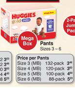 Huggies Pants Sizes 3-6 Mega Box-Each