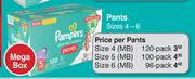 Pampers Pants Sizes 4-6 Mega Box-Each