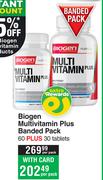 Biogen Multivitamin Plus Banded Pck 60 Plus 30 Tablets-Per Pack