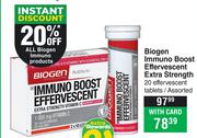 Biogen Immuno Boost Effervescent Extra Strength 20 Effervescent Tablets Assorted