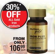 Dis-Chem Gold Iron Plus High Strength-Each