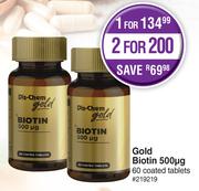 Dis-Chem Gold Gold Biotin 500mg 60 Coated Tablets-For 1
