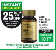 Dis-Chem Gold Gold Hair, Skin & Nails 30 Softgel Capsules