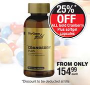 Dis-Chem Gold Cranberry Plus Softgel Capsules-Each