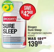 Biogen Sure Sleep-60 Vegetarian Capsules