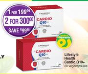 Lifestyle Health Cardio Q10+ 30 Vegecapsules-For 1