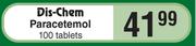 Dis-Chem Paracetemol-100 Tablets