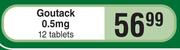 Goutack 0.5mg-12 Tablets