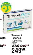 TransAct Patches 2327-10 Patches