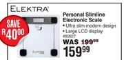 Elektra Personal Slimline Electronic Scale