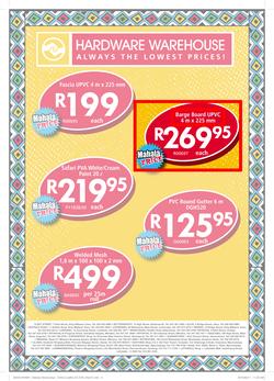 Hardware Warehouse Eastern Cape & KZN : Mahala Dayz (13 May -16 May 2015), page 2