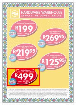 Hardware Warehouse Eastern Cape & KZN : Mahala Dayz (13 May -16 May 2015), page 2