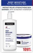 Neutrogena Deep Moisture Face Care Products-Each