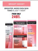 Neutrogena Bright Boost Face Care Products-Each