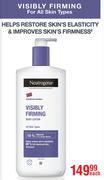 Neutrogena Visibly Firming Face Care Products-Each