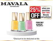 Mavala Nail Polishes-Each