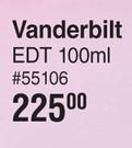 Gloria Vanderbilt EDT-100ml