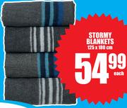Stormy Blankets 125x180Cm-Each