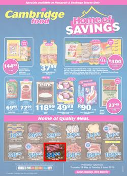 Cambridge Food Nelspruit & Seshego : May Month End (28 May - 9 June 2020), page 1