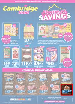 Cambridge Food Nelspruit & Seshego : May Month End (28 May - 9 June 2020), page 1