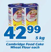 Cambridge Food Cake Wheat Flour-5kg Each
