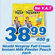 Nestle Nespray Full Cream Instant Milk Powder Pouch-400g Each