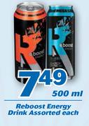 Reboost Energy Drink-500ml Each