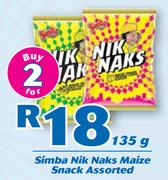 Simba Nik Naks Maize Snack-2x135g