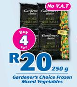 Gardener's Choice Frozen Mixed Vegetables-4x250g
