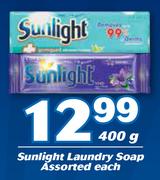 Sunlight Laundry Soap Assorted-400g Each