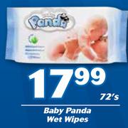 Baby Panda Wet Wipes-72's Pack