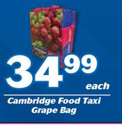 Cambridge Food Taxi Grape Bag-Each