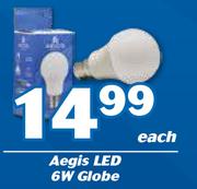 Aegis LED 6W Globe-Each