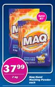 Maq Hand Washing Powder-2kg Each