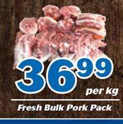 Fresh Bulk Pork Pack-Per Kg