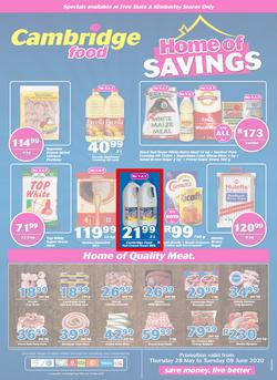Cambridge Food Free State & Kimberley : May Month End (28 May - 9 June 2020), page 1