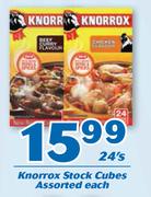 Knorrox Stock Cubes Assorted-24's Each