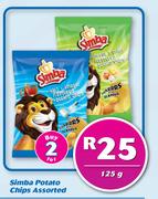 Simba Potato Chips Assorted-2 x 125g