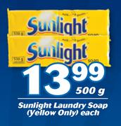 Sunlight Laundry Soap (Yellow Only)-500g Each