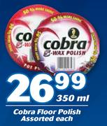 Cobra Floor Polish Assorted-350ml Each