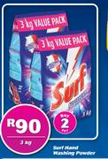 Surf Hand Washing Powder-2 x 3Kg