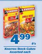 Knorrox Stock Cubes-6's Each