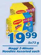 Maggi 2-Minute Noodles-5x73g Each