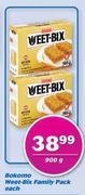 Bokomo Weet Bix Family Pack-900g Each