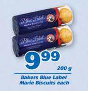 Bakers Blue Label Marie Biscuits-200g Each