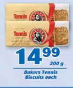 Bakers Tennis Biscuits-200g Each